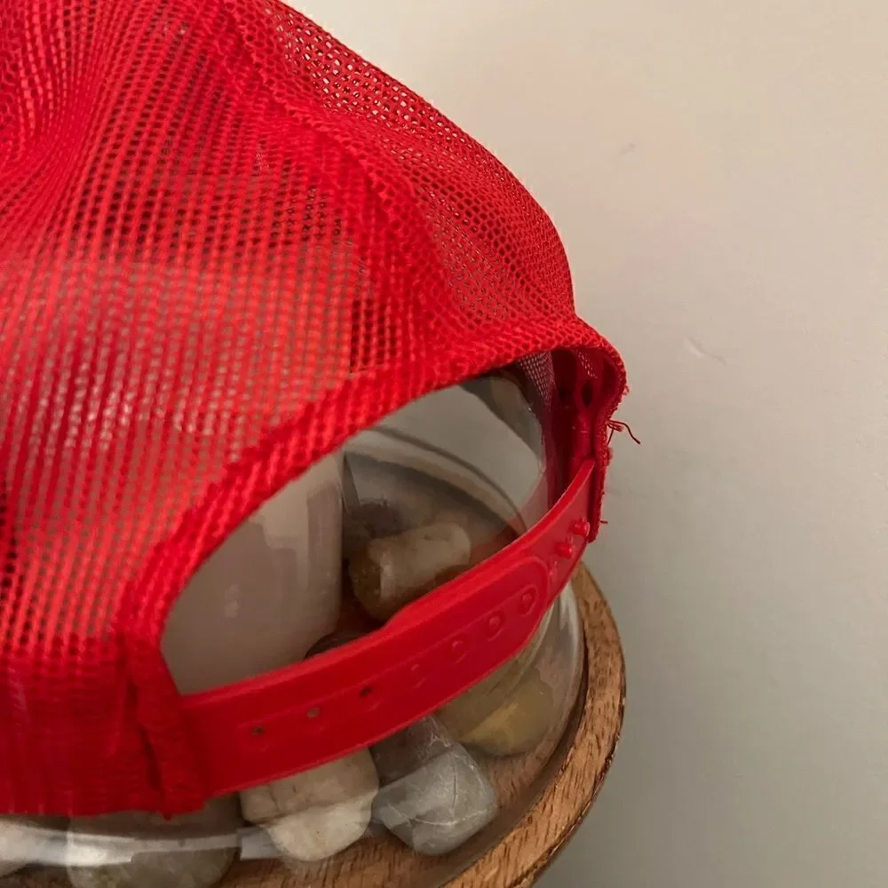 Men’s Red Bass Pro Shop Fishing SnapBack.